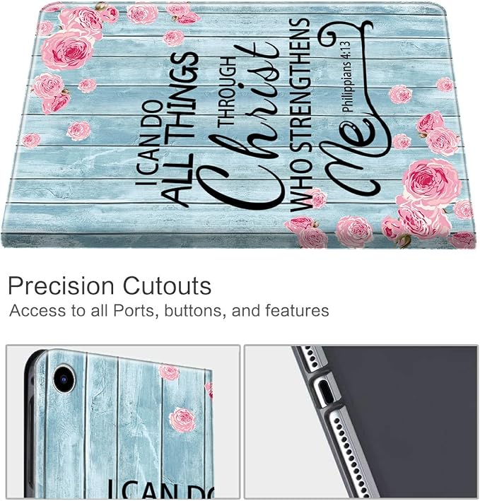 All-New HD 8 Plus Tablet Case Kindle Fire HD 8 Case 10th Generation 2024/2022/2020 Folding Stand PU Leather Slim Smart Cover with Auto Wake/Sleep for Amazon Fire Tablet 2020Animals Dog Paws