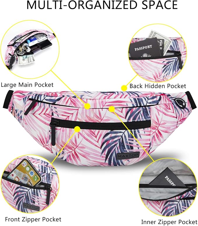 MAXTOP Large Crossbody Fanny Pack