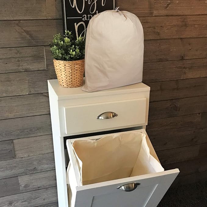 Urban Villa Laundry Bags 2 Pack Canvas Dirty Clothes Travel Laundry Bag|Machine