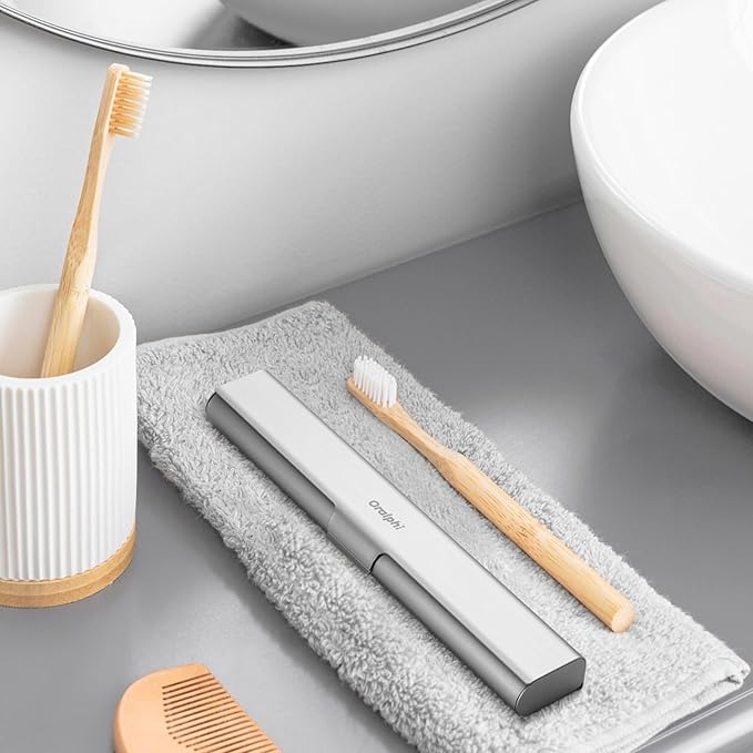 Aluminum Toothbrush Travel Case, Portable Travel Toothbrush Holder, Durable