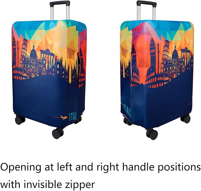 WUJIAONIAO Travel Luggage Cover Baggage Suitcase Cover Protector Skins 18-32