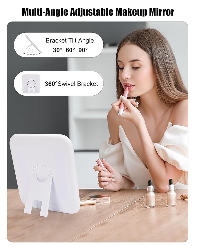 Relavel Travel Makeup Bag With LED Mirror