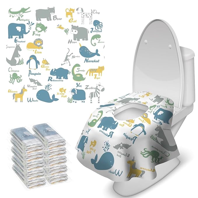 Blissful Diary 20 Pcs Toilet Seat Covers Disposable