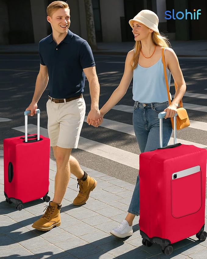 Slohif Luggage Cover for Suitcase Tsa Approved Protector