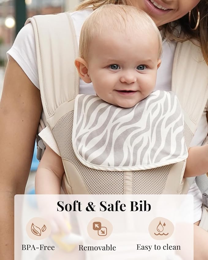 MOMTORY Carryall™ Pro Baby Carrier, Safety-Certified 6-in-1 Baby Carrier