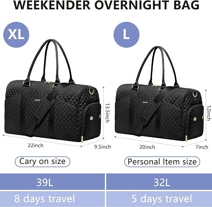 Weekender Travel Duffle Bag for Women