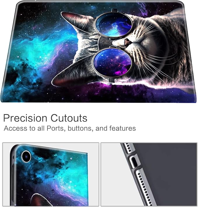 All-New HD 8 Plus Tablet Case Kindle Fire HD 8 Case 10th Generation 2024/2022/2020 Folding Stand PU Leather Slim Smart Cover with Auto Wake/Sleep for Amazon Fire Tablet 2020Animals Dog Paws