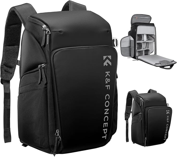 K&F CONCEPT Camera bags Waterproof 25L Large Capacity Camera Case