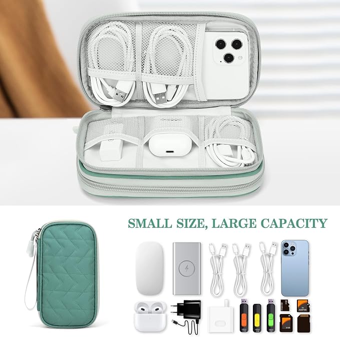 FYY Electronic Organizer, Travel Cable Organizer Bag Pouch Electronic