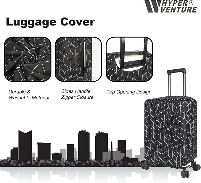 HYPER VENTURE Washable Luggage Cover