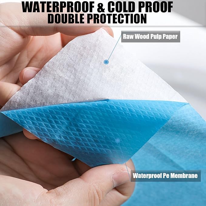 80 Pack Toilet Seat Covers Disposable 16x24 Inch XL Portable Toilet Liners