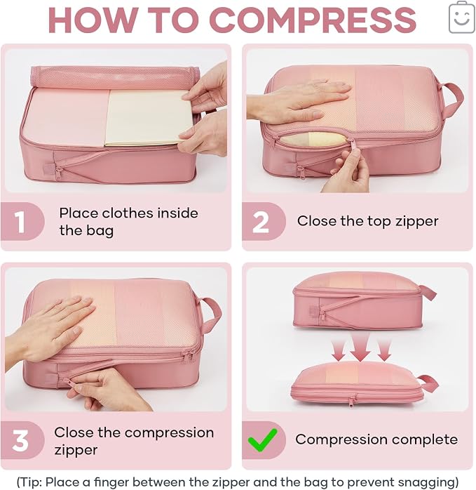 Veken 6/9/11 Set Compression Packing Cubes