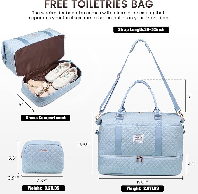 LOVEVOOK Travel Duffle Bag, Weekender Bags