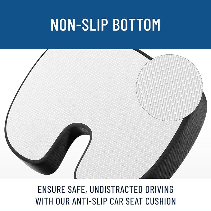 Everlasting Comfort Doctor Recommended Memory Foam Seat Cushion