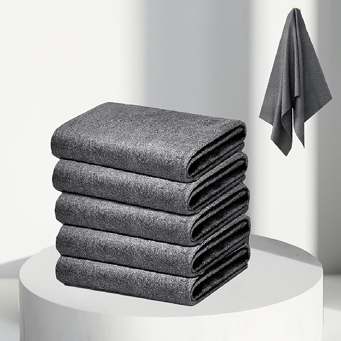 5 PCS 11×11 Inches New Real Magic Cloth Thickened Magic Cleaning Cloth