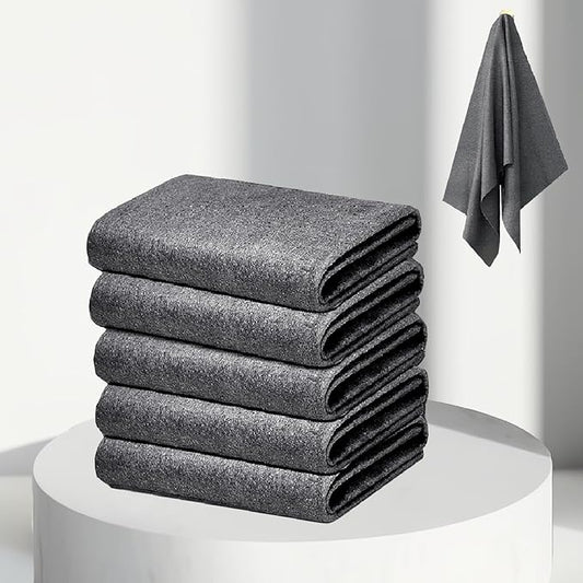 5 PCS 11×11 Inches New Real Magic Cloth Thickened Magic Cleaning Cloth