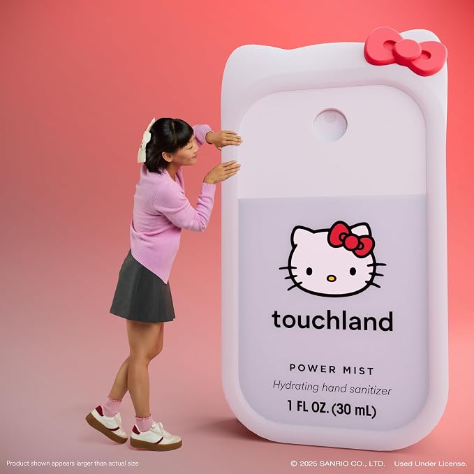 Touchland x Hello Kitty® Hand Sanitizer + Mist Case, Scented & Stylish