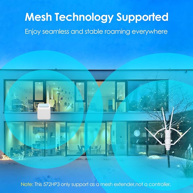 WAVLINK AC1200 Outdoor Long Range Weatherproof WiFi Extender/Wireless Access