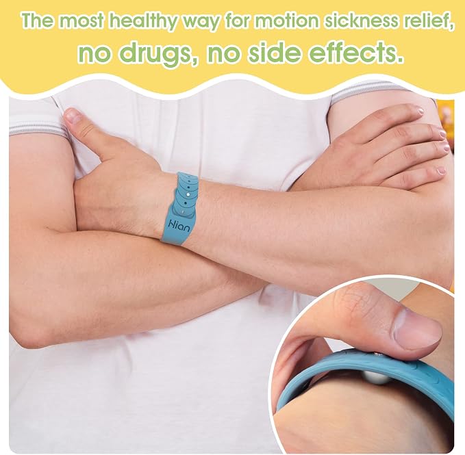 Hion Motion Sickness Bracelets Sea Sickness Wristbands