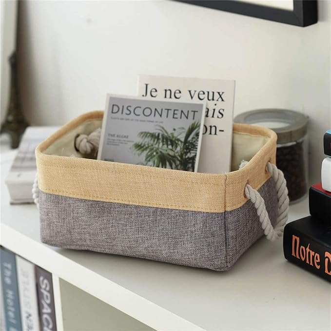 TheWarmHome Small Storage Bins Basket