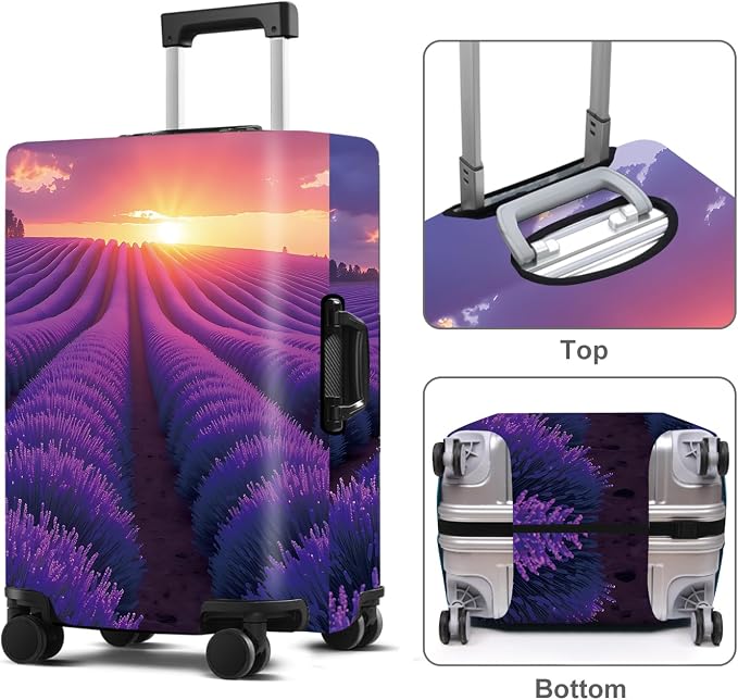 Luggage Cover Washable Suitcase Protector Anti-Scratch, Stretchable Fit