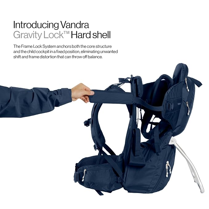 Vandra™ River - Scandinavian Hiking Baby Carrier Backpack - Gravity Lock™