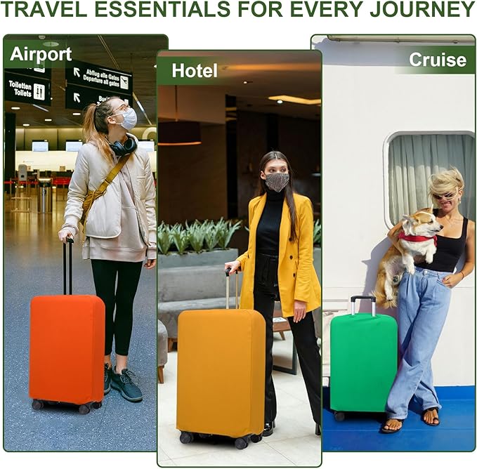 PATIKIL Luggage Cover, Suitcases Covers Elastic Carry on Cover Protector