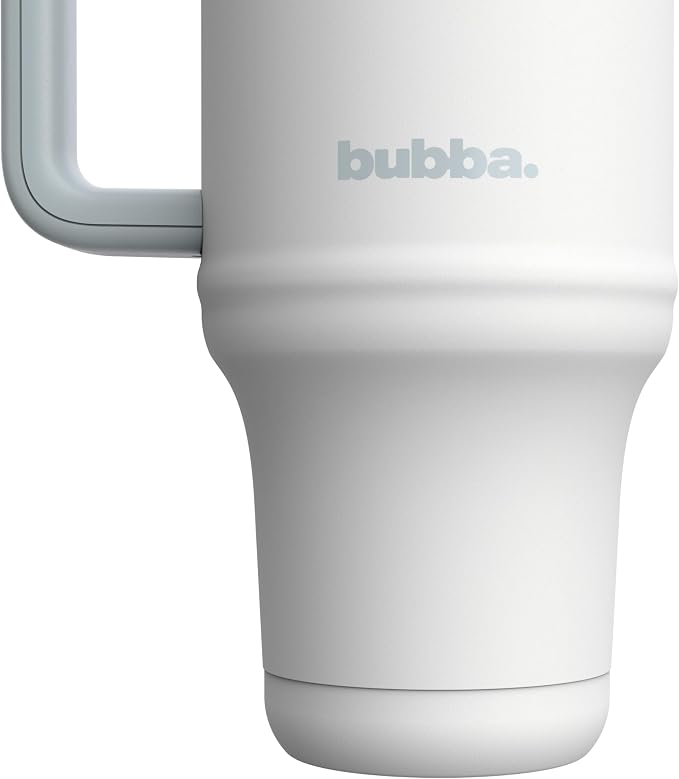 bubba 40 oz Insulated Stainless Steel Tumbler with Handle and Straw - Leakproof, Dishwasher Safe, Cup Holder Tumbler, Lead-Free and BPA-Free, Fresh Kicks