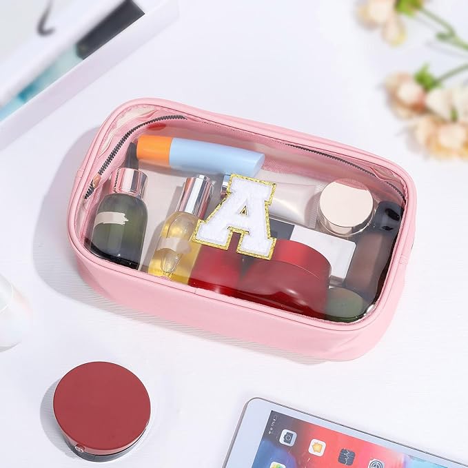 YOOLIFE Initial Make Up Bag Travel Toiletry Bag