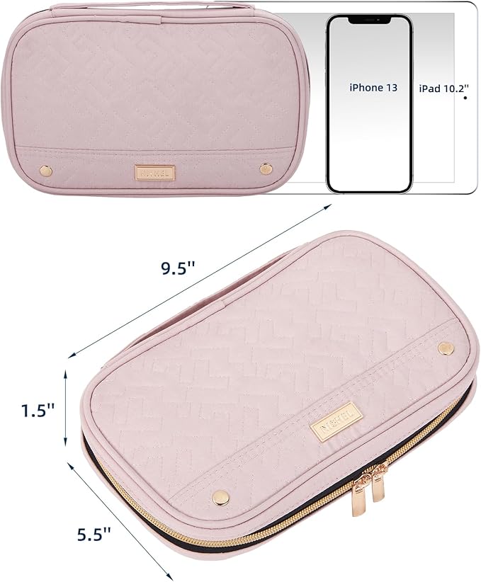 NISHEL Travel Jewelry Case, Holiday Organizer