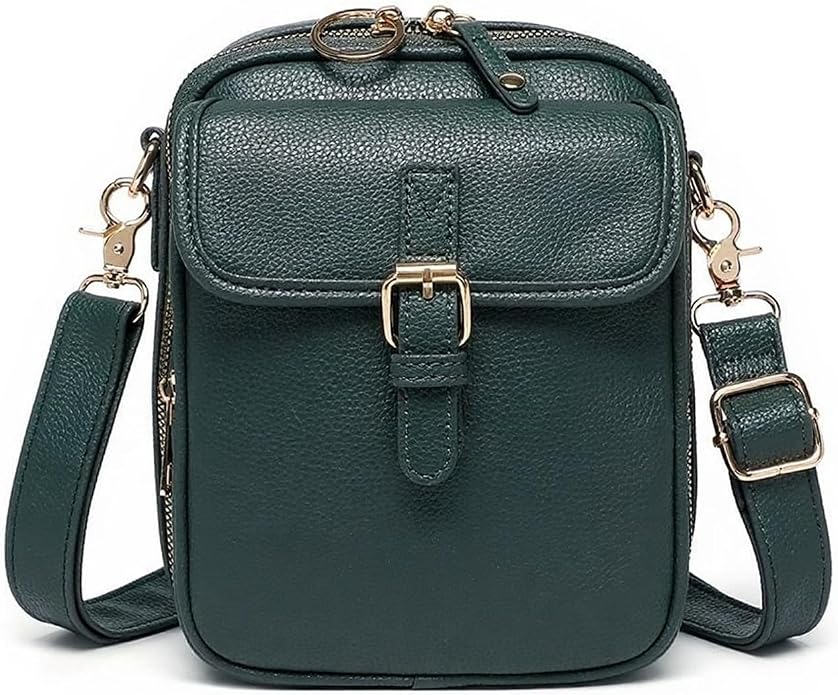 1060 Leather Crossbody Bags for Women Anti-Theft Vegan Purse