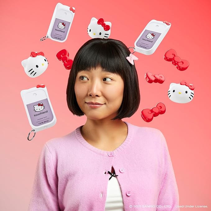 Touchland x Hello Kitty® Hand Sanitizer + Mist Case, Scented & Stylish