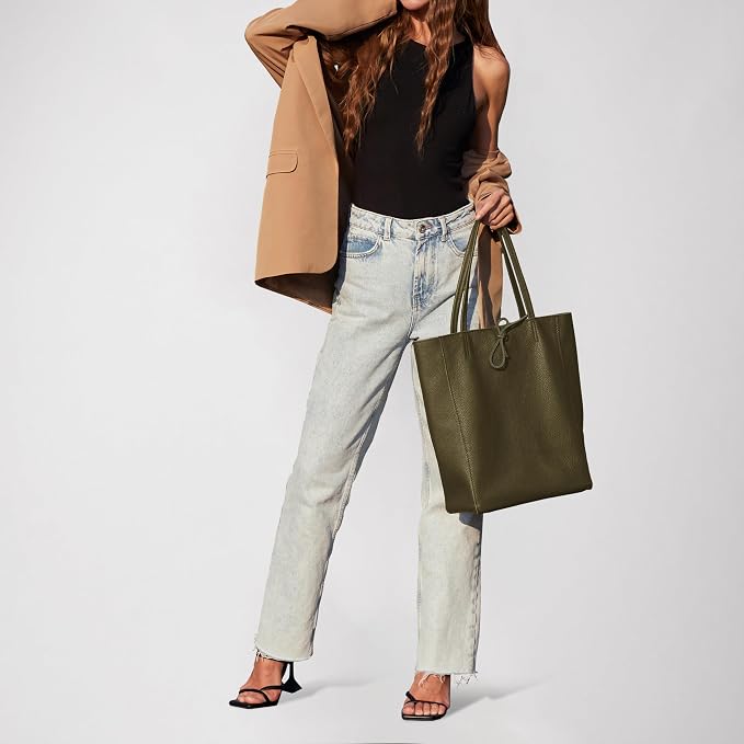 Italian Calf Leather Tote for Women