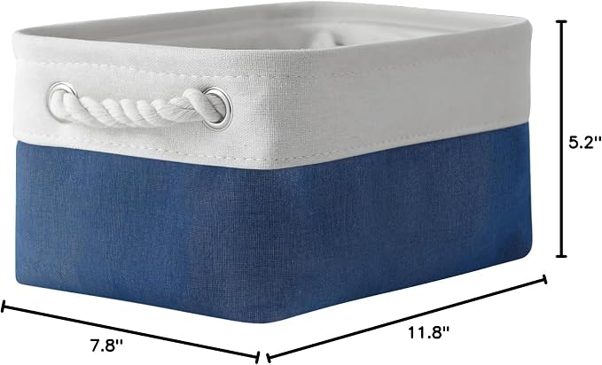 TheWarmHome Storage Bins for Shelves