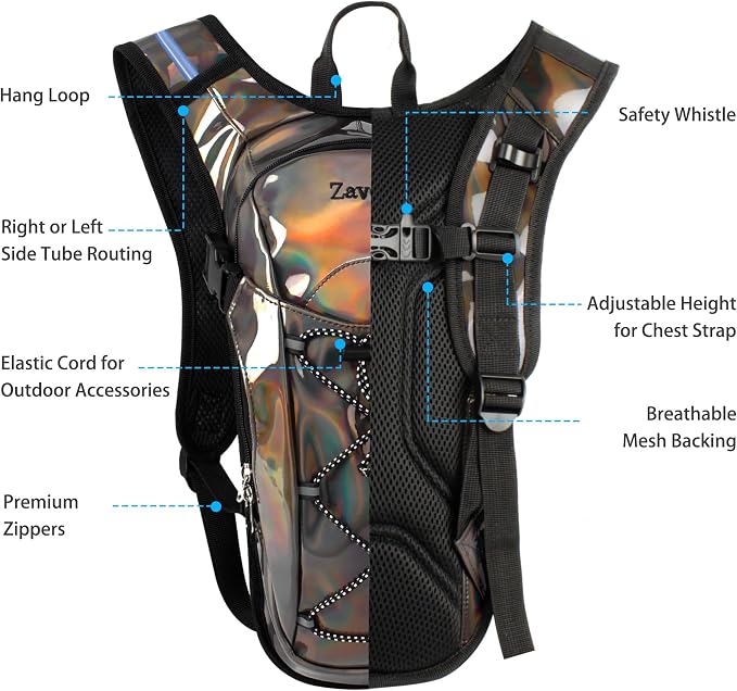 Reflective Hydration Backpack, Hydration Pack