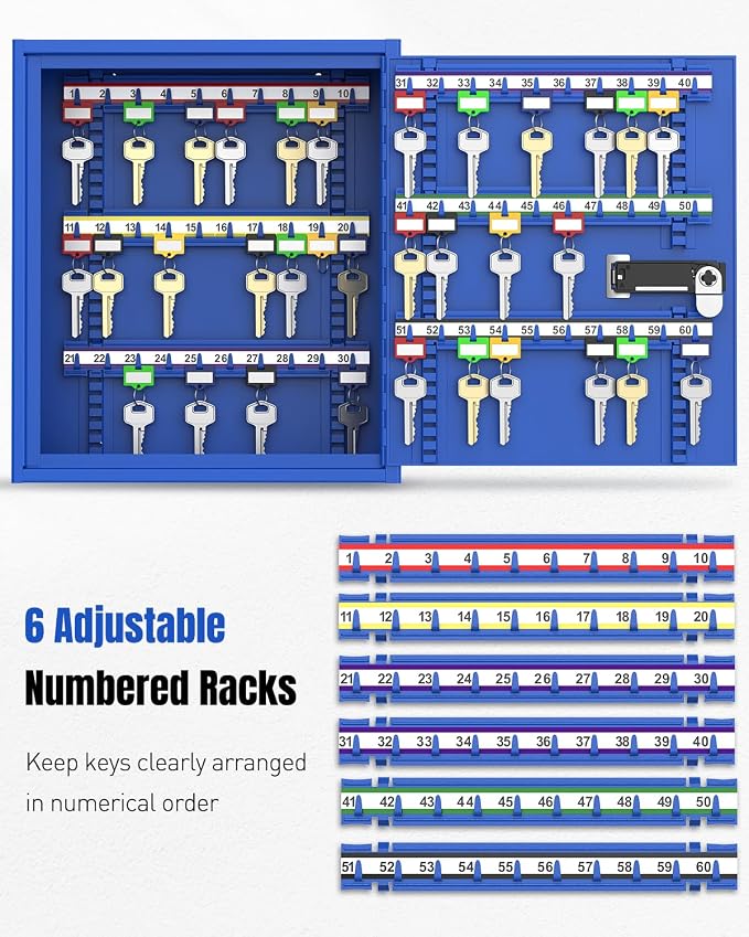 Uniclife 60 Keys Key Lock Box