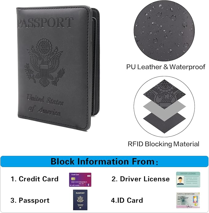 Melsbrinna Rfid Passport Holder