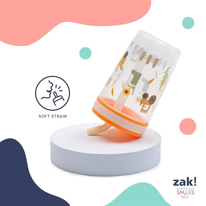 Zak Designs Bluey Kelso Toddler Cups For Travel or At Home, 15oz 2-Pack Durable Plastic Sippy Cups With Leak-Proof Design is Perfect For Kids (Bluey & Friends)