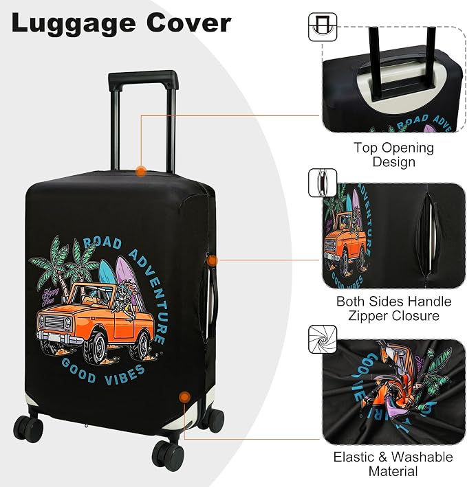 HYPER VENTURE Washable Luggage Cover