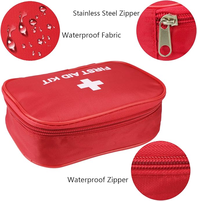 AOUTACC 6 Pack Empty First Aid Kit Bag, Lightweight Empty First Aid Bag