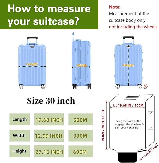 Suitcase Covers Clear Luggage Cover