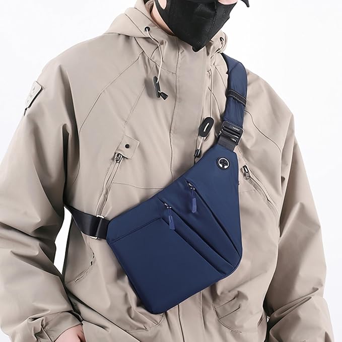 Anti Theft Crossbody Bags for Women Men, Slim Sling Bags