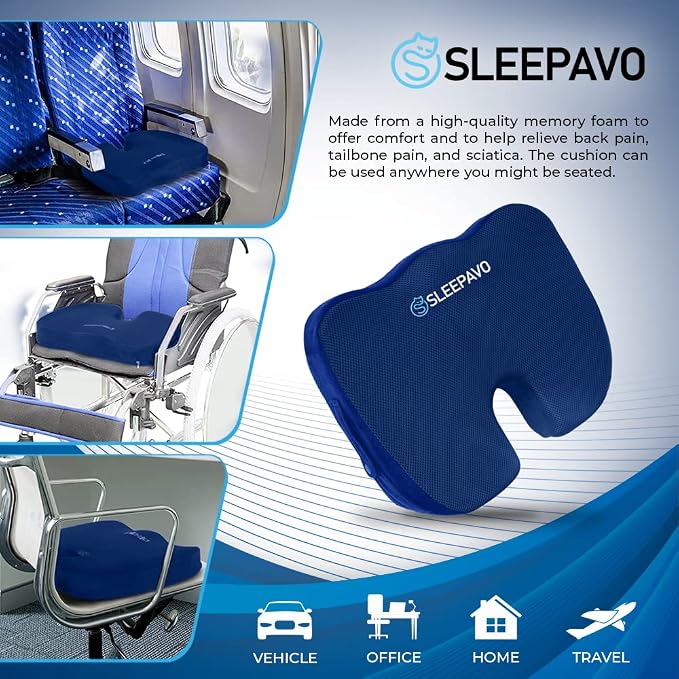 Sleepavo Office Chair Cushion
