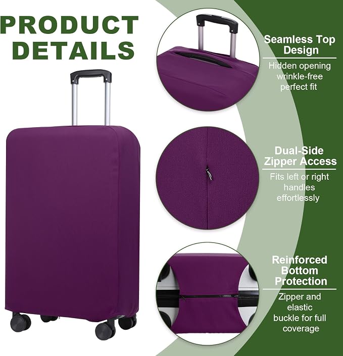PATIKIL Luggage Cover, Suitcases Covers Elastic Carry on Cover Protector