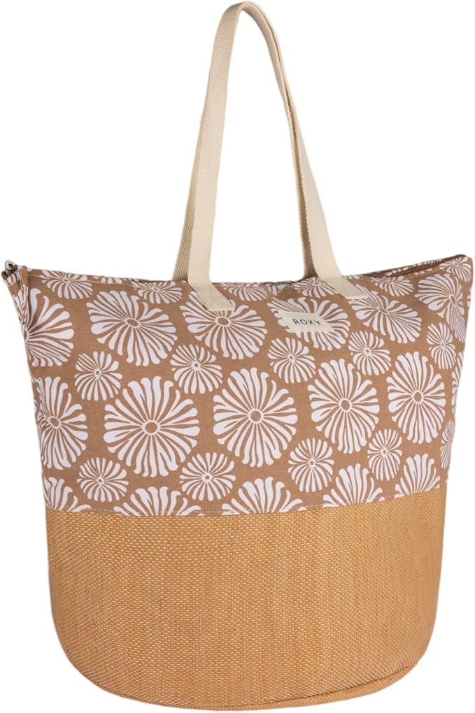 Roxy Women's Beach Tote Bag | Travel | Vacation | Straw | Lightweight |