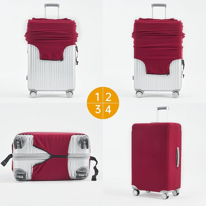 Travelkin Luggage Covers For Suitcase Tsa Approved, Suitcase Cover Protector