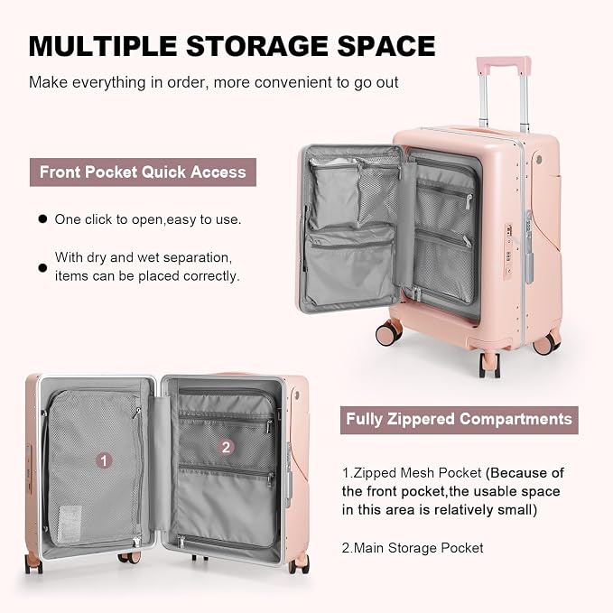 Ride On Luggage with Foldable Seat