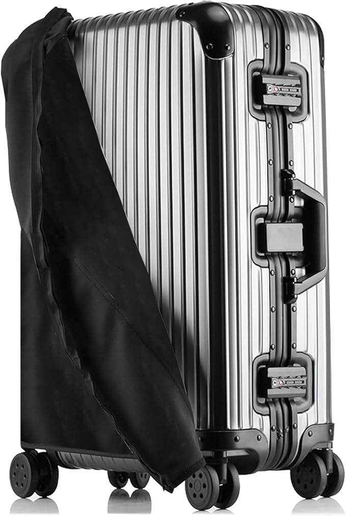 Transparent PVC Suitcase Cover, No Disassembly Required Clear Luggage Protector