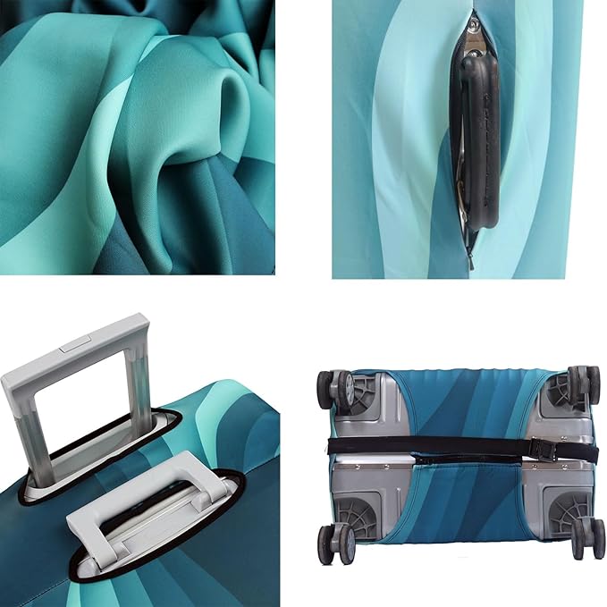 MosaiRudo Thicker Luggage Cover Elastic Suitcase Cover Protector Fits 18-32