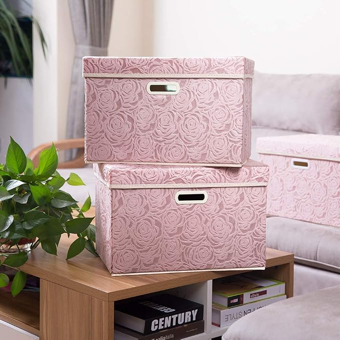 PRANDOM Large Foldable Storage Boxes